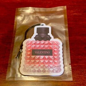 Valentino Pink and Black Air Freshener, brand new, rare, sealed, must have!